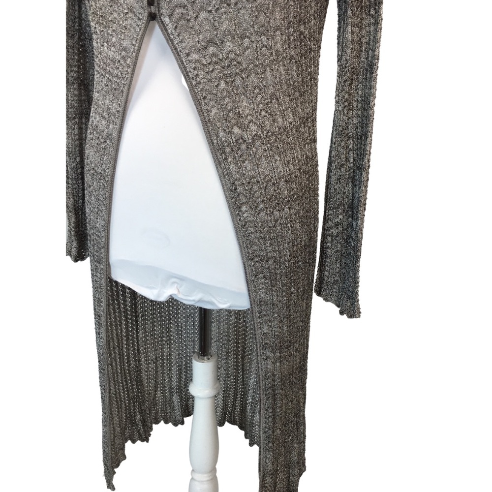 Sigrid Olsen Viscose Long Sleeve Browns Loose Knit Cardigan Sweater size Medium - Picture 5 of 16